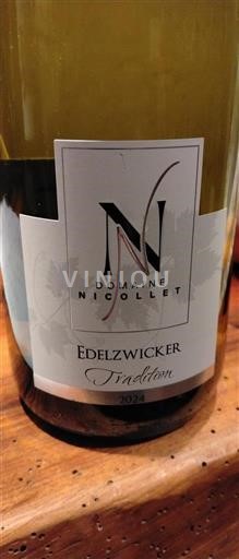 Viner Blanc sec Edelzwicker Tradition Domaine Nicollet 2024 Frankrike Alsace Edelzwicker AOC