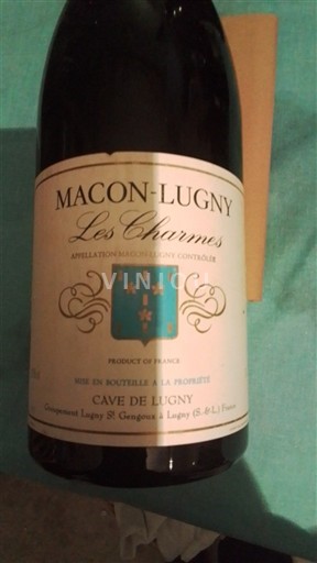 Burgundi Mâcon ja Mâcon-kylät Cave de Lugny Les Charmes Ei vuosikertaa