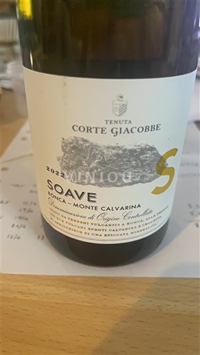 Veneto Soave Tenuta Corte Giacobbe Ronca - Monte Calvarina 2022