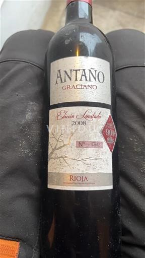 La Rioja Rioja Antaño Edición Limitada Graciano 2008