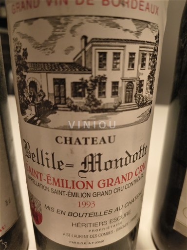 Bordoja Saint-Émilion Grand Cru Grand Cru Château Bellefont-Belcier 1993