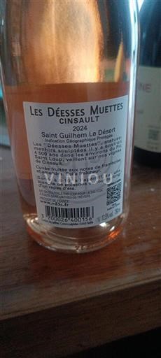 Languedoc a Roussillon Saint-Guilhem-le-Désert Les Déesses Muettes Cinsault 2024
