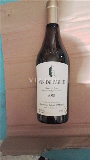 Jura Côtes-du-Jura Domaine Labet Vin de Paille 2008