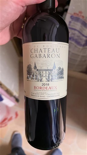 Bordeaux Château Gabaron 2018