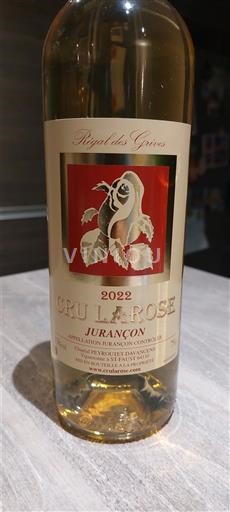 Jihozápad Jurançon Cru Larose Régal des Grives 2022