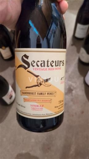 Región Costera Swartland Badenhorst Family Wines Secateurs Vintage Red Wine 2021
