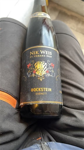 Moseldalen Mosel Nik Weis St. Urbans-Hof Bockstein Kabinett 2018