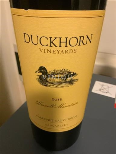 Kalifornijske AVA Howell Mountain Duckhorn Vineyards Howell Mountain 2018