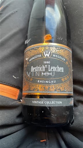 Rheingau Weingüter Wegeler Oestricher Lenchen Auslese 1990