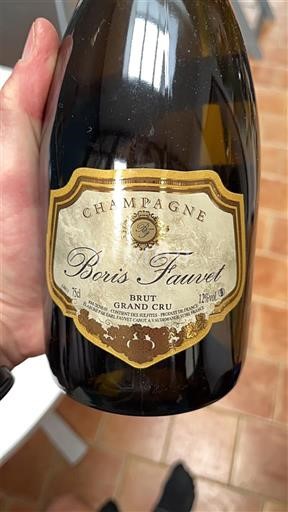 Champaña Champán Grand Cru Boris Fauvet 2014