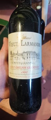 Bordeaux Saint-Émilion Grand Cru Château Vieux Larmande 1992