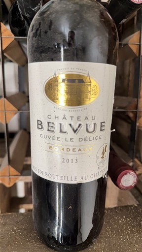 Bordeaux Château Belvue Le Délice 2013