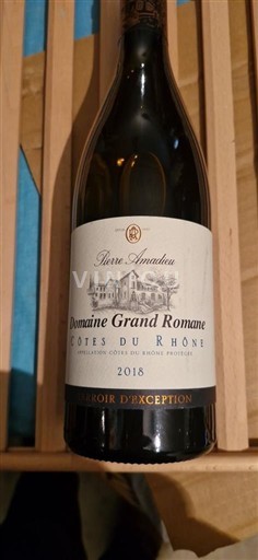 Vallée du Rhône Côtes-du-rhône Domaine Grand Romane Terre Amaltée 2018