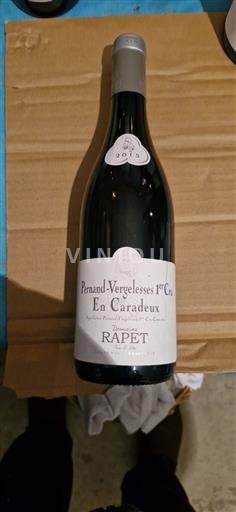 Burgundi Pernand-vergelesses Premier Cru Domaine Rapet En Caradeux 2018