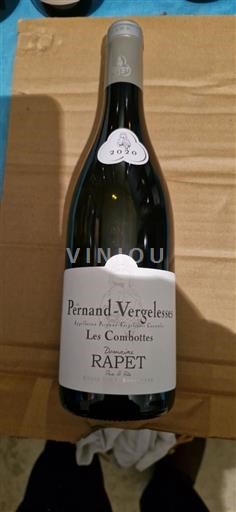 Burgundi Pernand-vergelesses Premier Cru Domaine Rapet Les Combottes 2020