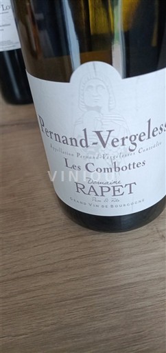 Burgundi Pernand-vergelesses Premier Cru Domaine Rapet Les Combottes 2020
