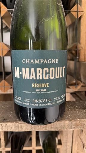 Champaña Champán M. Marcoult Réserve Sin añada