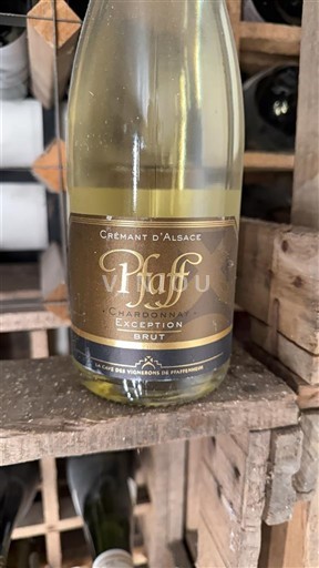 Elzas Crémant d'Alsace Pfaff Exception Niet-geïntegreerd