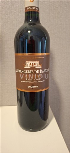 Bordeaux Graves Orangerie de Rahoul 2018