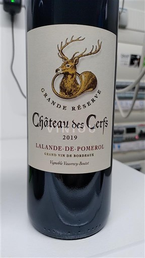 Bordeaux Lalande-de-pomerol Château S Cerfs Grande Réserve 2019