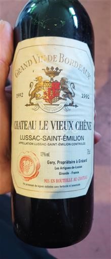 Burdeos Lussac-Saint-Émilion Château Le Vieux Chêne 1992