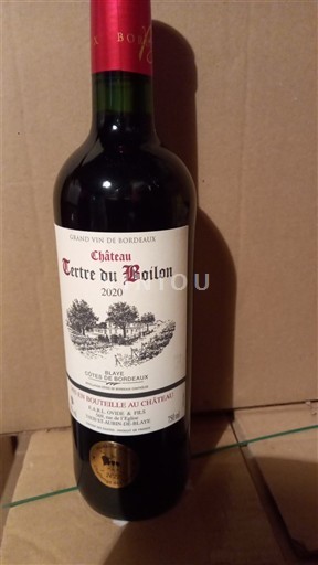 Bordeaux Côtes de Bordeaux Château Terre du Boilon 2020