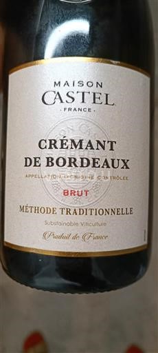 Bordeaux Bordeauxin crémant Maison Castel Ei vuosikertaa