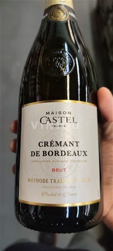 Bordeaux Crémant de Bordeaux Maison Castel Icke årgångsbetecknad