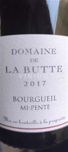 Valle del Loira Bourgueil Domaine La Butte Mi-Pente 2017
