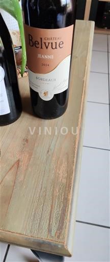 Viinit Rouge sec Jeanne Château Bellevue 2024 Ranska Bordeaux AOC