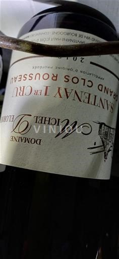Borgonha Santenay Premier Cru Domaine Michel Delorme Grand Clos Rousseau 2018