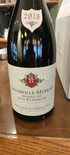 Burgundi Chambolle-Musigny Premier Cru Remoissenet Père & Fils Premier Cru Aux Échanges 2018