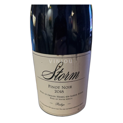 Zuidkust van de Kaap Hemel-en-Aarde Storm Wines 2018 2018