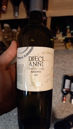 Pouilles Salento Feudi di Guagnano Dieci Anni 2022