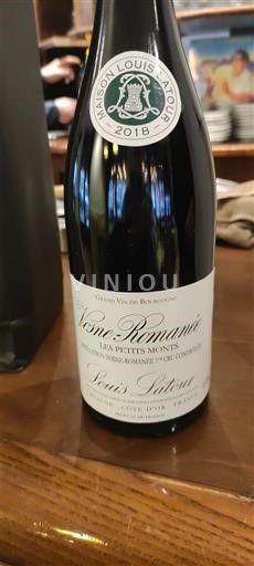 Burgundi Vosne-Romanée Premier Cru Louis Latour Les Petits Monts 2018
