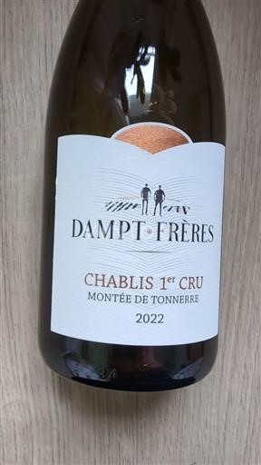 Bourgogne Chablis premier cru Premier Cru Dampt Frères Montée de Tonnerre 2022
