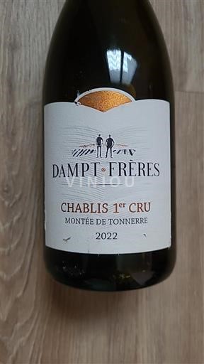 Burgundia Chablis premier cru Premier Cru Dampt Frères Montée de Tonnerre 2022