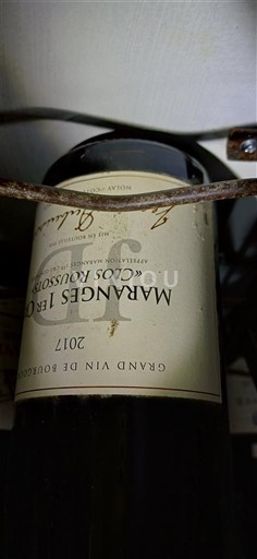 Burgundi Maranges Premier Cru Les Clos Roussots Duchemin 2017