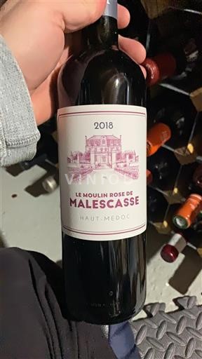Bordeaux Haut-Médoc Château Malescasse Le Moulin Rose de Malescasse 2018