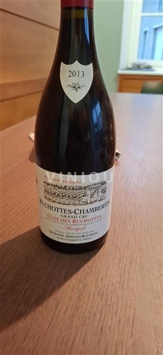 Burgundija Ruchottes-chambertin Grand Cru Armand Rousseau Clos des Ruchottes Monopole 2013