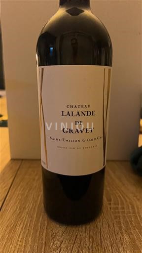 Bordeaux Saint-Émilion Grand Cru Grand Cru Château Lalande de Gravet 2018
