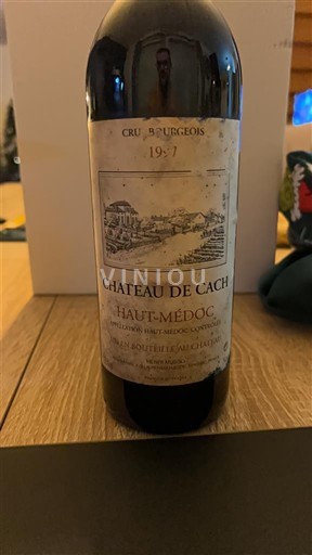 Bordéus Haut-Médoc Cru Bourgeois Château Cach 1997
