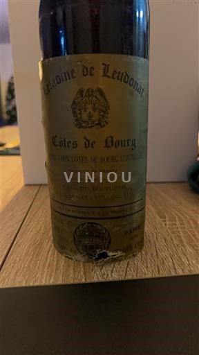 Bordeaux Côtes-de-bourg Domaine Leudonat 1982