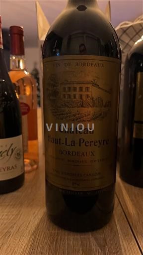 Bordeaux Château Haut-La Péreyre Ikke årgangsbestemt