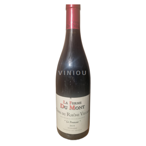Rhône-dalen Côtes-du-Rhône-Villages La Ferme du Mont Le Ponnant 2019
