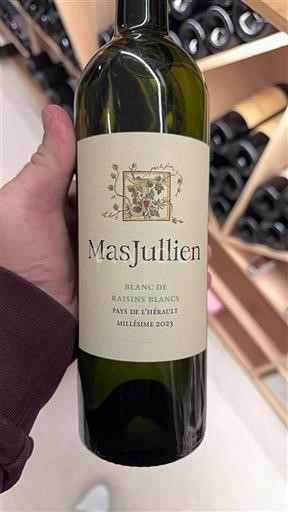 Languedoc och Roussillon Hérault Mas Jullien Blanc de Raisins Blancs 2023