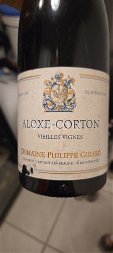 Burgundy Aloxe-Corton Domaine Philippe Girard Vielles Vignes 2019