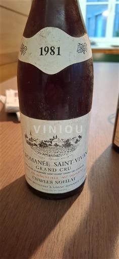 Burgundija Romanée-Saint-Vivant Grand Cru Charles Noëllat 1981