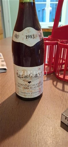 Burgundi Vosne-Romanée Charles Noellat 1983