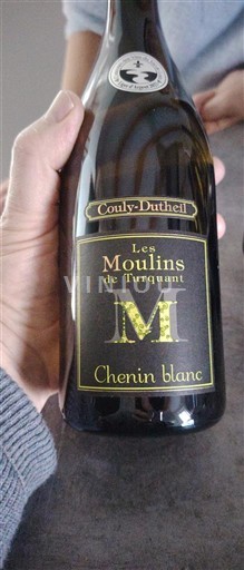 Rượu vang Blanc sec Les Moulins de Turquant M Couly-Dutheil Non millésimé Pháp Thung lũng sông Loire Saumur AOC